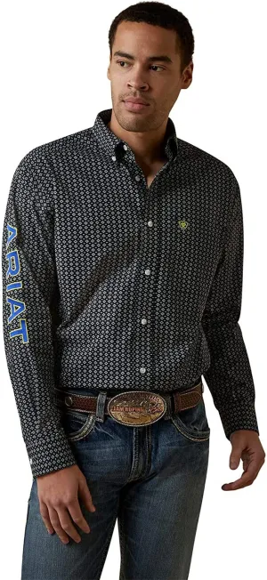 Ariat Men's Team Peyton Classic Fit Shirt, Black