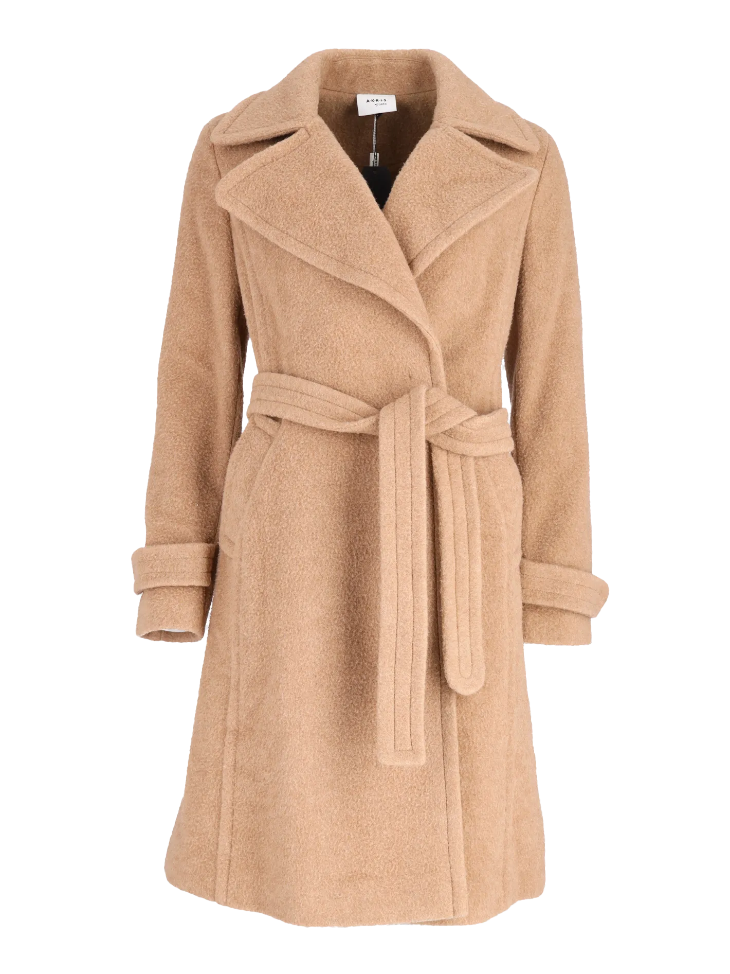 belted wool coat