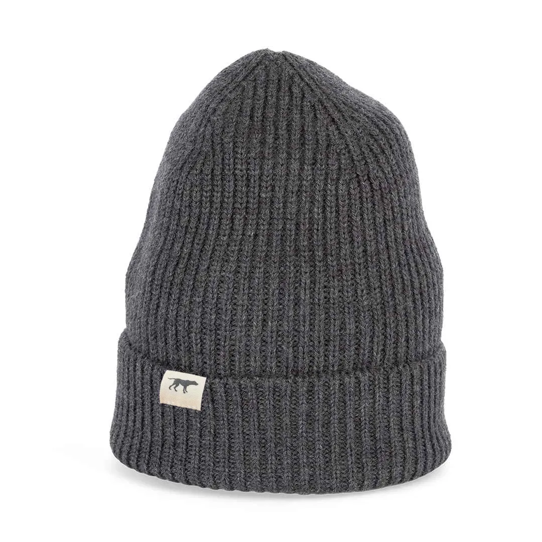 Black Hound Merino Wool Beanie