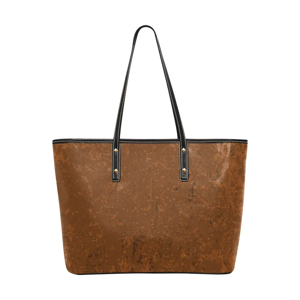 Blessed Cross Leather Handbag