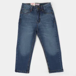 Boys Denim Pant Basic - Mid Blue