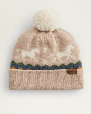 Hat with Pom Pom<br>Horse