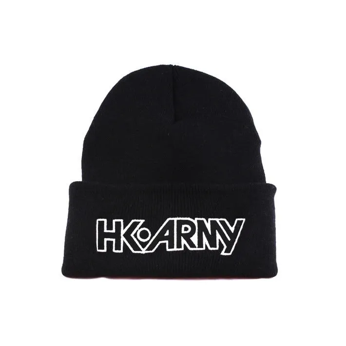 HK Army Beanie - HK Logo - Black