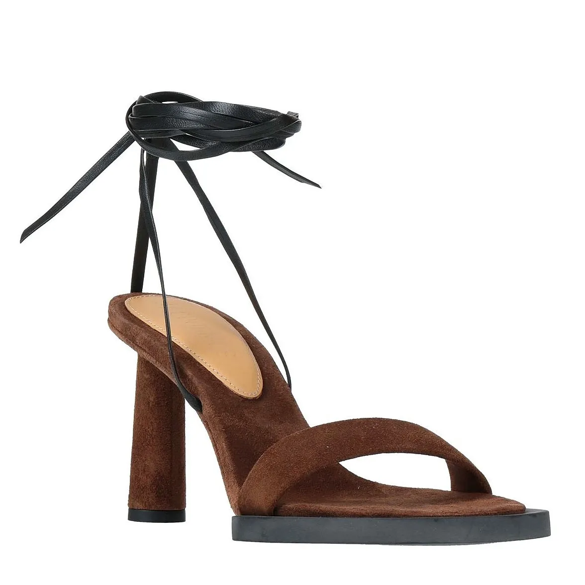 Jacquemus sandals, dark brown