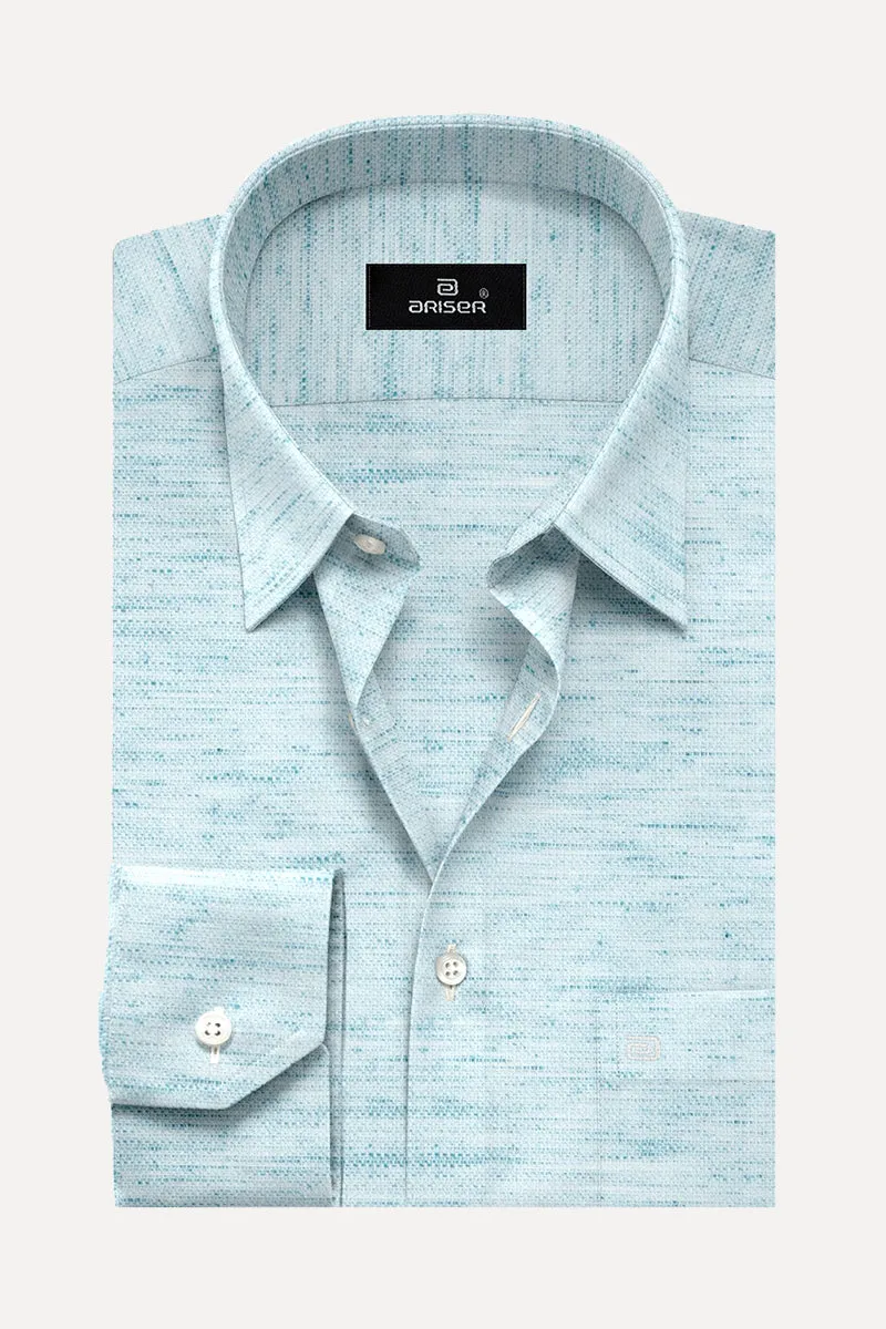 Kashmir - Sky Blue Formal Shirts for Men | Ariser