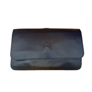 Loewe Black Leather Clutch