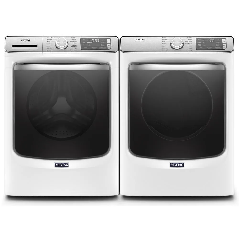 Maytag MGD8630HW Smart Front Load Gas Dryer with Extra Power and Advanced Moisture Sensing Plus - 7.3 cu. ft.