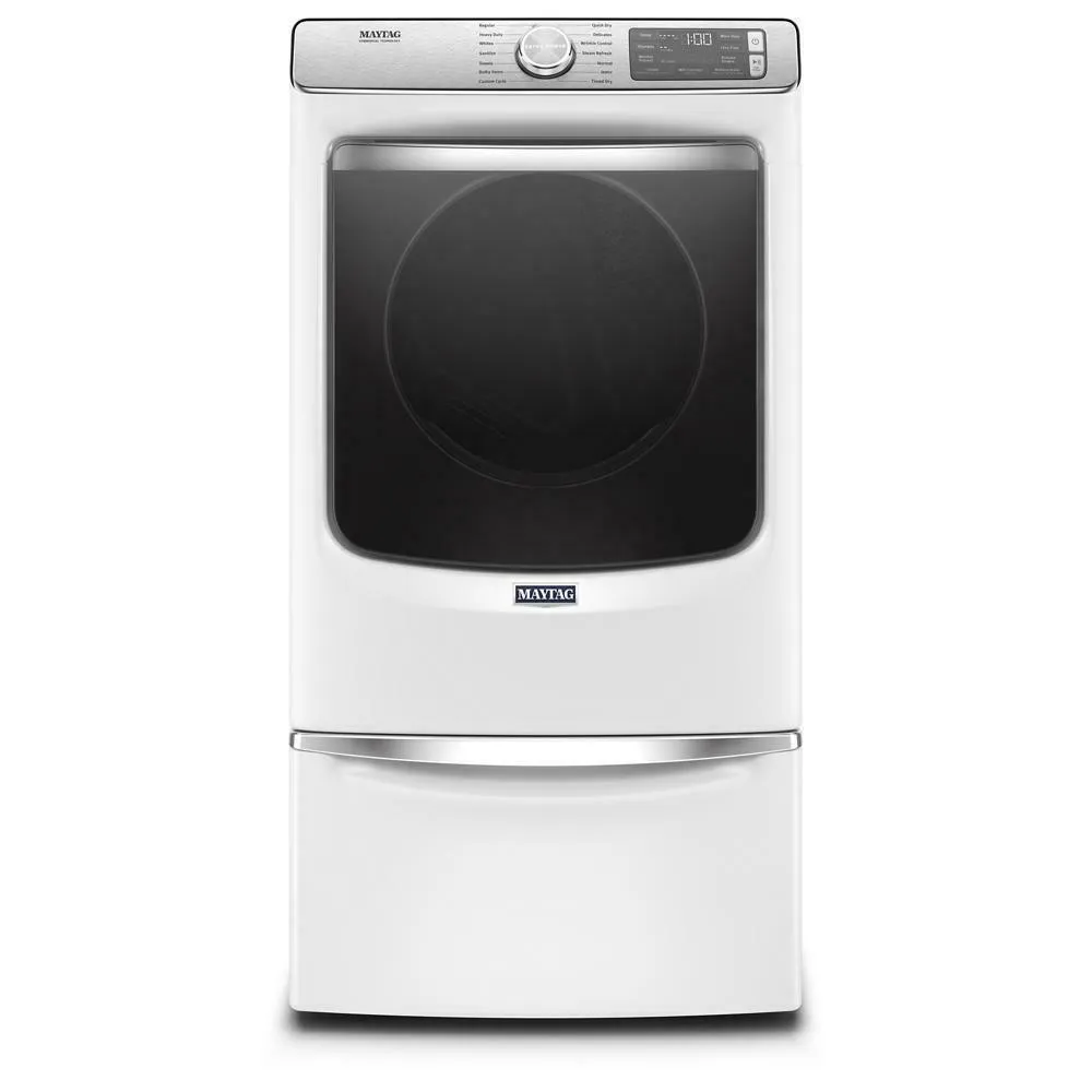 Maytag MGD8630HW Smart Front Load Gas Dryer with Extra Power and Advanced Moisture Sensing Plus - 7.3 cu. ft.