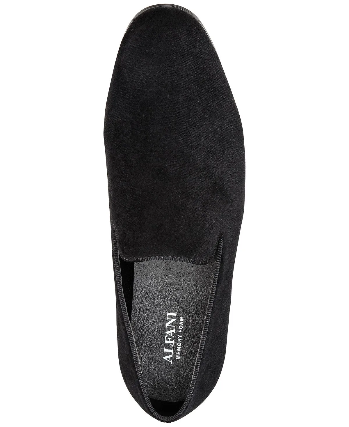 Men's Zion Smoking Slipper Loafers Made for Macy's Alfani, Black