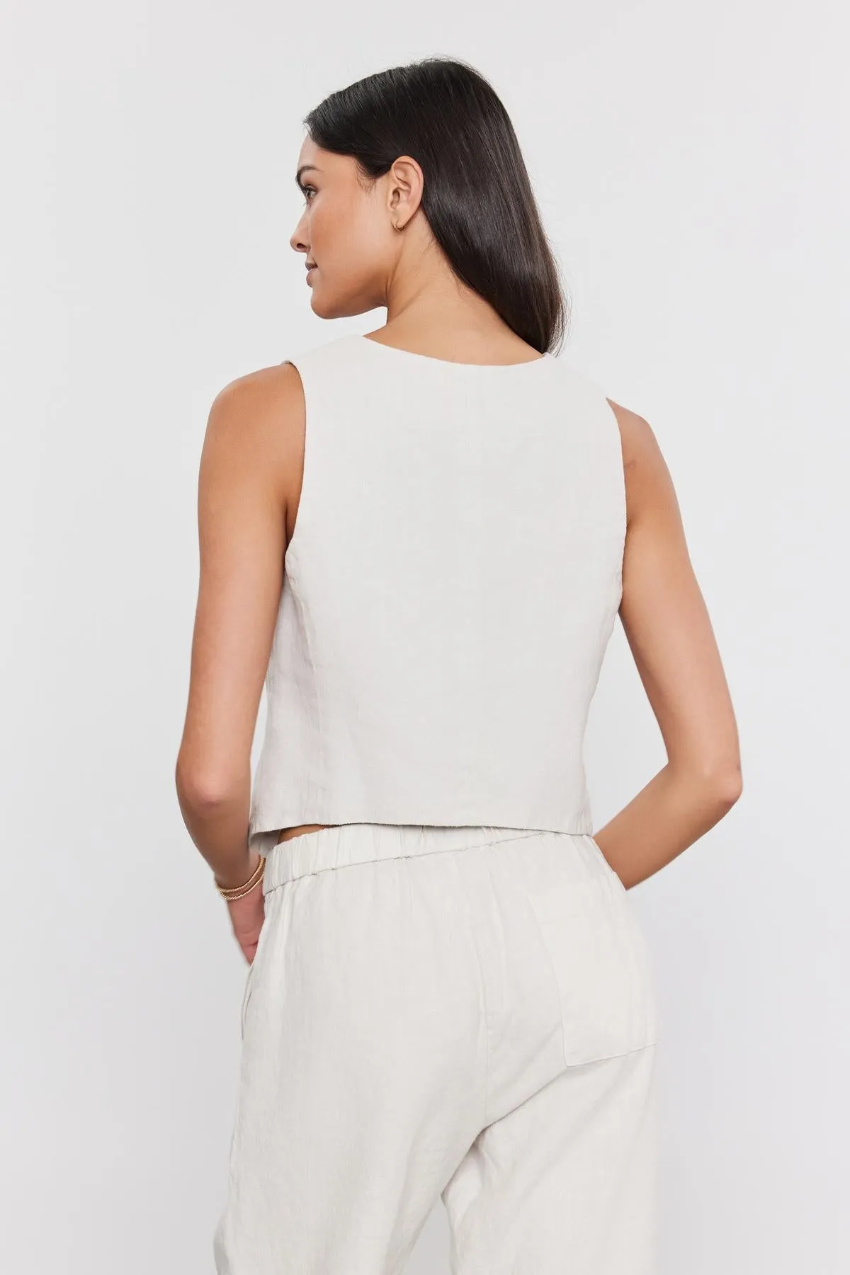 MYLIE HEAVY LINEN VEST