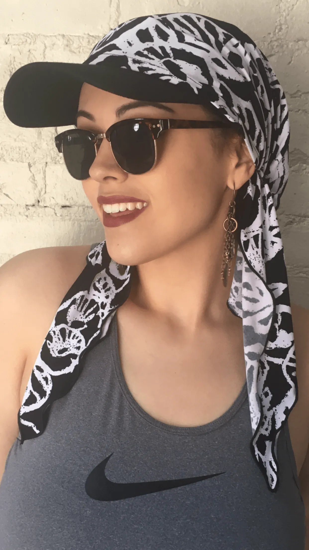 Stunning Cap With Brim | Popular Tie Back Hat Scarf Visor Cap To Conceal All Your Hair For The Sun Pool Beach | Baseball Hat